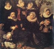 Frans Hals Family Portrait in a Landscape WGA oil painting reproduction
